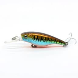 AOCLU Floating Wobbler Jerkbait 40mm 2.5g Diving 0.8m Deep Small Minnow Shad Crank Lure Bass Trout Mackerel Boat Inshore Fishing