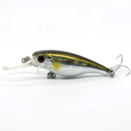 AOCLU Floating Wobbler Jerkbait 40mm 2.5g Diving 0.8m Deep Small Minnow Shad Crank Lure Bass Trout Mackerel Boat Inshore Fishing