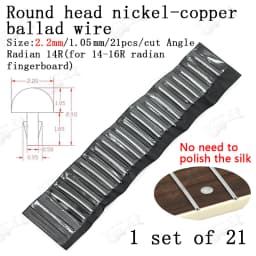 Fingerboard Frets Fret Wire For Electric Guitar Nickel Silver Stainless Steel 2.4MM 2.7mm 2.9MM Repair Material Accessories