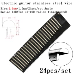 Fingerboard Frets Fret Wire For Electric Guitar Nickel Silver Stainless Steel 2.4MM 2.7mm 2.9MM Repair Material Accessories