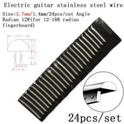 Fingerboard Frets Fret Wire For Electric Guitar Nickel Silver Stainless Steel 2.4MM 2.7mm 2.9MM Repair Material Accessories