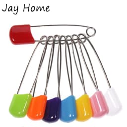 10/20Pcs Plastic Head Safety Pins 4/5.5cm Safety Locking Baby Cloth Diaper Nappy Pins Buckles DIY Needle Pins Sewing Supplies