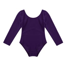 MSemis Toddler Girls Gymnastics Leotard Ballet Leotards Clothes Dance Wear Black Purple Leotards Cotton Bodysuit For Dancing