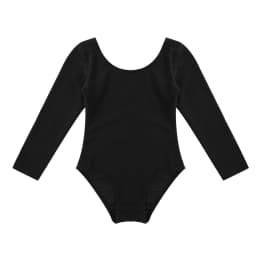 MSemis Toddler Girls Gymnastics Leotard Ballet Leotards Clothes Dance Wear Black Purple Leotards Cotton Bodysuit For Dancing