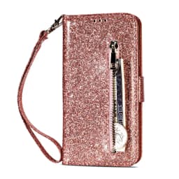 Fashion Glitter Wallet Card Slots Flip Leather Case For Samsung Galaxy S26 Ultra S25 Plus S24 FE S23 A16 A17 A36 A37 A55 A56 A57