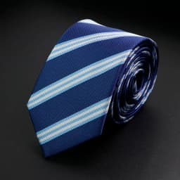 Stylish Men's Stripe Necktie College Style Red Navy Blue Green Multi-color Twill Cosplay Party Business Wedding Trendy Neck Ties