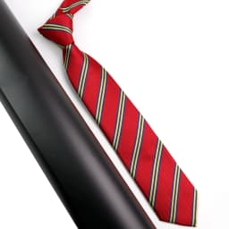Stylish Men's Stripe Necktie College Style Red Navy Blue Green Multi-color Twill Cosplay Party Business Wedding Trendy Neck Ties