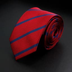 Stylish Men's Stripe Necktie College Style Red Navy Blue Green Multi-color Twill Cosplay Party Business Wedding Trendy Neck Ties