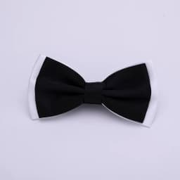 HUISHI Fashion Man Bow Tie Polyester 2 Layers Neckwear Adjustable Adult Bowtie For Party England Style Woman Wedding Solid