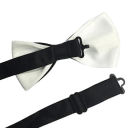 HUISHI Fashion Man Bow Tie Polyester 2 Layers Neckwear Adjustable Adult Bowtie For Party England Style Woman Wedding Solid