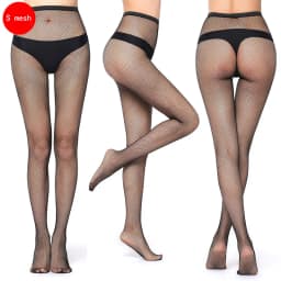 Women Fashion Hollow Out Sexy Pantyhose Black Tights Fishnet Stockings Club Party Hosiery Female Lingerie Girls Thigh Mesh Socks