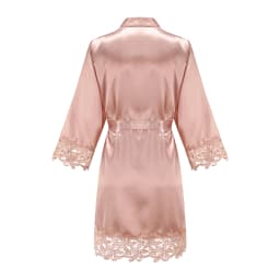 Bridesmaid Robes Rose Gold Bride Robe Wedding Bridesmaid Gift Satin Lace Robe Bridal Dressing Gown Bachelorette Party Pajamas