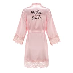 Bridesmaid Robes Rose Gold Bride Robe Wedding Bridesmaid Gift Satin Lace Robe Bridal Dressing Gown Bachelorette Party Pajamas