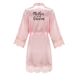 Bridesmaid Robes Rose Gold Bride Robe Wedding Bridesmaid Gift Satin Lace Robe Bridal Dressing Gown Bachelorette Party Pajamas