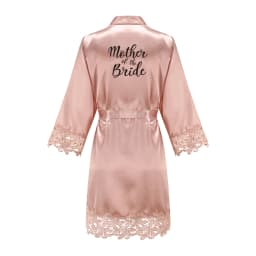 Bridesmaid Robes Rose Gold Bride Robe Wedding Bridesmaid Gift Satin Lace Robe Bridal Dressing Gown Bachelorette Party Pajamas