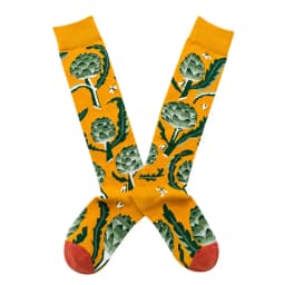 Calf socks European and American ins abstract art knee-length beautiful legs long combed cotton tide socks