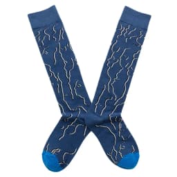 Calf socks European and American ins abstract art knee-length beautiful legs long combed cotton tide socks