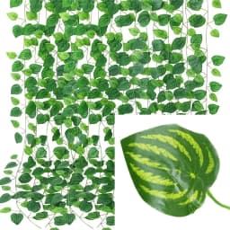 4/10M Artificial Plant Green Ivy Leaf Garland Fake Plant Creeper Hanging Vine Outdoor DIY Garden Wall Wedding Party Home Decor