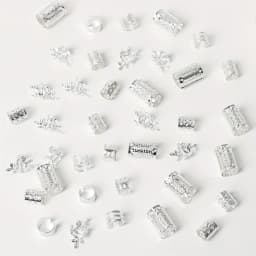 40/80PCS Elegant Hollow Out Hair Rings  For Women Girls DIY Hair Accessories Loc Hair Jewelry for Braids
