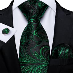 Fashion Paisley Men's Ties Gold Teal Green Black Tie For Men 8cm Business Wedding Accessories Cravat Gift For Men DiBanGu