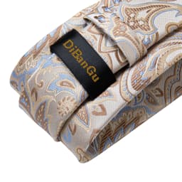 Fashion Paisley Men's Ties Gold Teal Green Black Tie For Men 8cm Business Wedding Accessories Cravat Gift For Men DiBanGu