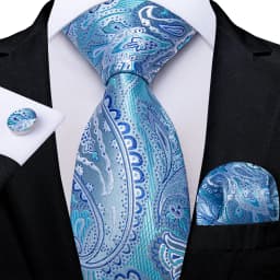 Fashion Paisley Men's Ties Gold Teal Green Black Tie For Men 8cm Business Wedding Accessories Cravat Gift For Men DiBanGu