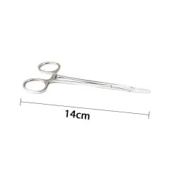 AG 1Pcs Stainless Steel Hemostatic Forceps Surgical Forceps Tool Hemostat Locking Clamps Forceps Curved/Straight Tip