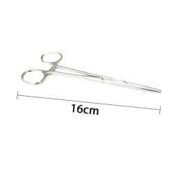 AG 1Pcs Stainless Steel Hemostatic Forceps Surgical Forceps Tool Hemostat Locking Clamps Forceps Curved/Straight Tip