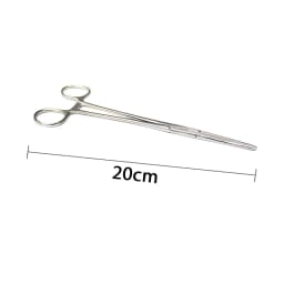 AG 1Pcs Stainless Steel Hemostatic Forceps Surgical Forceps Tool Hemostat Locking Clamps Forceps Curved/Straight Tip
