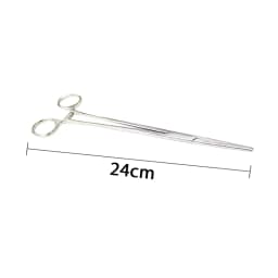 AG 1Pcs Stainless Steel Hemostatic Forceps Surgical Forceps Tool Hemostat Locking Clamps Forceps Curved/Straight Tip