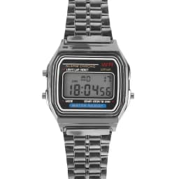 F91W Non-Waterproof Steel Band Watch For Women, Men, Business Clock, Multi-Functional LED Digital Sports Watch, Electronic Clock