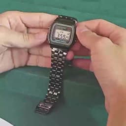 F91W Non-Waterproof Steel Band Watch For Women, Men, Business Clock, Multi-Functional LED Digital Sports Watch, Electronic Clock