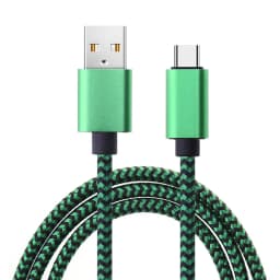 USB Type C Cable Date Sync 2.4A Fast 1M 2M 3M Charging Nylon Braided Wire Charger Cable For Samsung Huawei Android Mobile Phone