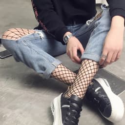 Sexy Women Fishnet Pantyhose Multicolor Plus Size Stocking Colored Small Middle Big Mesh Fish Nets Tight Anti Hook Nylon Tights