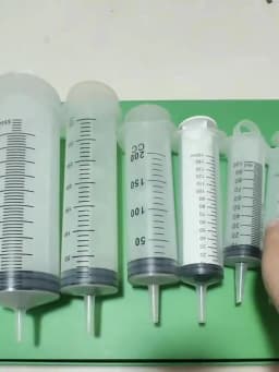 100/300/550ml Large Capacity Syringes Oil Pump With 1m Hose Pet Feeding Measuring Pump Hydroponics Nutrient Big Syringe