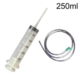 100/300/550ml Large Capacity Syringes Oil Pump With 1m Hose Pet Feeding Measuring Pump Hydroponics Nutrient Big Syringe