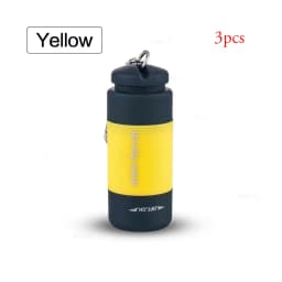 Pocket Keychain Flashlight Waterproof Outdoor Hiking Camping Mini FlashlightUSB Rechargeable LED Multifunctional Strong Light
