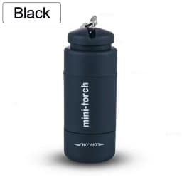 Pocket Keychain Flashlight Waterproof Outdoor Hiking Camping Mini FlashlightUSB Rechargeable LED Multifunctional Strong Light