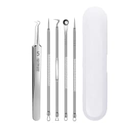 4-11Pcs Ingrown Hair Tweezers Acne Blackhead Removal Needles Black Dots Cleaner Deep Cleansing Pore Cleaner Face Skin Care Tools