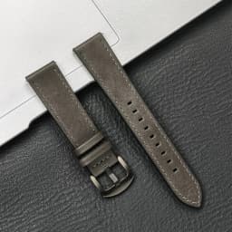 20mm 22mm Leather Strap for Samsung Galaxy Watch 6 5 4 40mm 44mm Gear Band Vintage Bracelet for Xiaomi Redmi Watch 3 Lite/Active