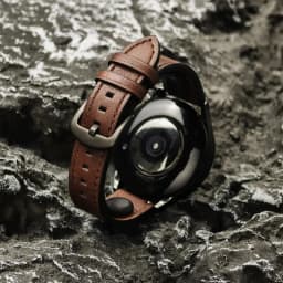 20mm 22mm Leather Strap for Samsung Galaxy Watch 6 5 4 40mm 44mm Gear Band Vintage Bracelet for Xiaomi Redmi Watch 3 Lite/Active