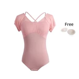 Ballet Leotards For Women Dance Costume Short/Long Sleeve Mesh Splice Adult Ballet Dance Wear Gymnastics Leotard топик женский