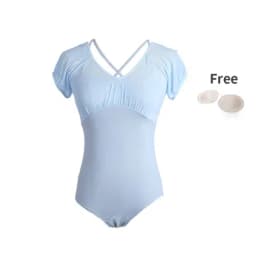 Ballet Leotards For Women Dance Costume Short/Long Sleeve Mesh Splice Adult Ballet Dance Wear Gymnastics Leotard топик женский