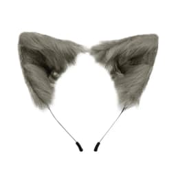 Kawaii Plush Pink Cat Ears Headband Realistic Furry Fluffy Animal Hairband Lolita Cosplay Fox Anime Costume Hair Accessories