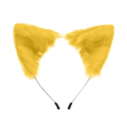 Kawaii Plush Pink Cat Ears Headband Realistic Furry Fluffy Animal Hairband Lolita Cosplay Fox Anime Costume Hair Accessories