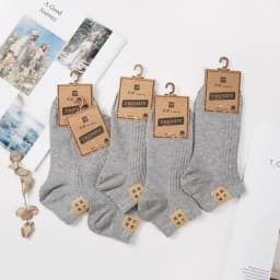 5 Pairs 100 Cotton Socks Women Men Female 1 Set Lot Color Pack Candy Color Ladies Sock Solid Color Invisible Female Sock Unisex