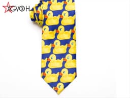 Mens Yellow Rubber Duck Tie Fashion Necktie From Hot TV Show How I Met Your Mother 8CM Width Men Gifts ties