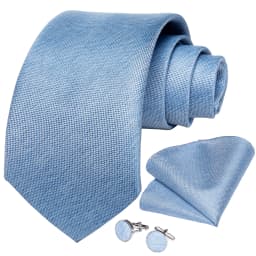 Fashion 8cm Tie Light Green Necktie Men Business Wedding Party Formal Neck Tie Accessories Handkerchief Cufflinks DiBanGu