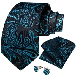 Fashion 8cm Tie Light Green Necktie Men Business Wedding Party Formal Neck Tie Accessories Handkerchief Cufflinks DiBanGu