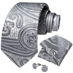 Fashion 8cm Tie Light Green Necktie Men Business Wedding Party Formal Neck Tie Accessories Handkerchief Cufflinks DiBanGu